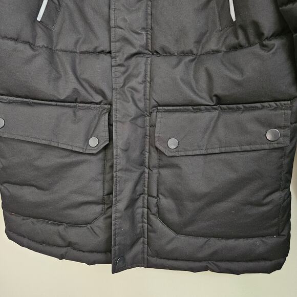 Boys Member's Mark Ultimate Parka Jacket Puffer Sz 14 - 16 Reflective Strips EUC - Picture 5 of 9